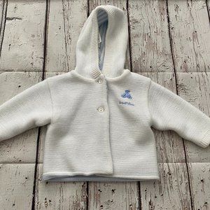 Bout' Chou baby boy hoodie sweater 3 months old